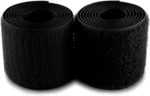 Vista 29 de Cierre de Gancho y Bucle de 1 Pulgada Beige - Cinta de Gancho y Bucle de Nylon No Adhesiva - Longitud de 1 Yarda - Para Tela, Bolsas