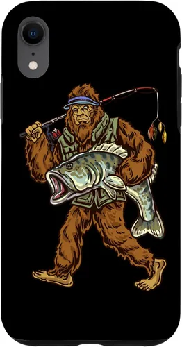 Vista 25 de Largemouth Bass Fishing Bigfoot Fisherman Case for iPhone 17