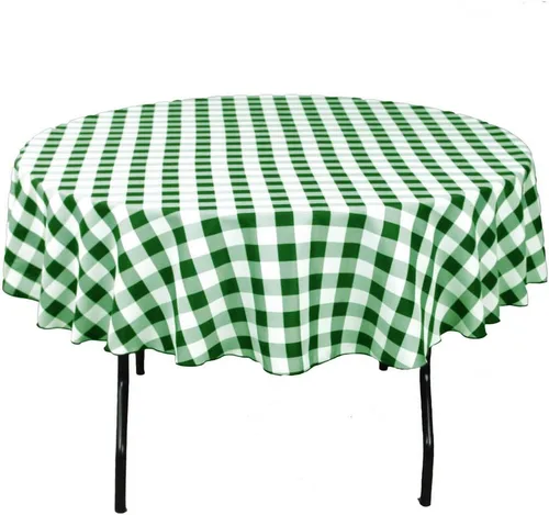 Vista 20 de LinenTablecloth - Mantel cuadrado de poliéster de 54 pulgadas, color blanco y negro