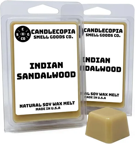 Vista 10 de Apple Maple Bourbon - Cera vegana vertida a mano fuertemente perfumada, 12 cubos de cera perfumada, 6.4 onzas en 2 paquetes de 6 unidades Bourbon
