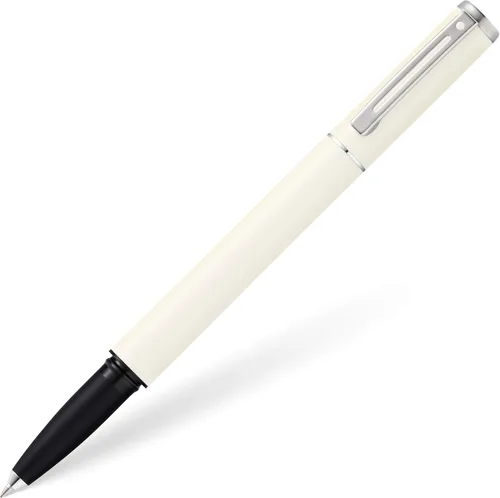 Vista 23 de Pluma estilográfica Sheaffer Pop con borde cromado y punta media, en caja de regalo, Clásico - Lila