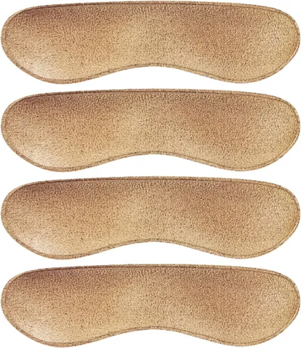 Vista 9 de Dr. Foot's Heel Grips Liner Insert for Shoes Too Big, inserciones de zapatos para zapatos sueltos, evitando resbalones del talón, frotamiento, Beige