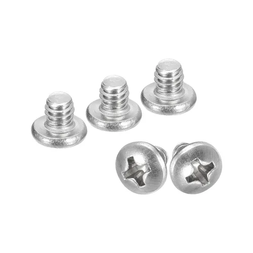 Vista 52 de uxcell Tornillos de máquina de cabeza redonda de 1/4-20x1, tornillo de acero inoxidable 304 18-8, accionamiento Phillips, totalmente roscado