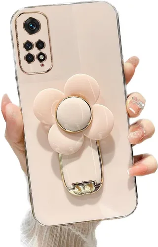 Vista 61 de Miagon - Funda con soporte para Xiaomi Redmi A1, galvanizado suave TPU protector delgado a prueba de golpes con molinete giratorio soporte de flores