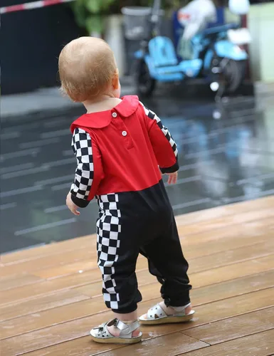 Vista 3 de Disfraz de niño recién nacido, ropa de bebé, mameluco con sombrero