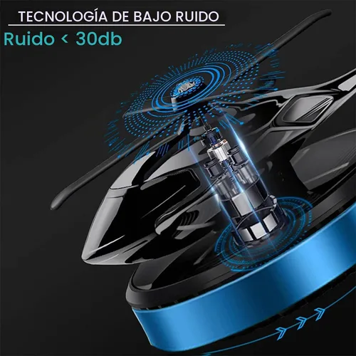 Vista 3 de Ambientador de coche helicóptero Azul