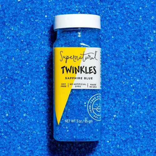 Vista 10 de Supernatural Twinkles - Azúcar lijadora, sin colorantes, hecho por mamás, vegano, 3 onzas Clear sanding sugar sprinkles for cookies, muffins, hot