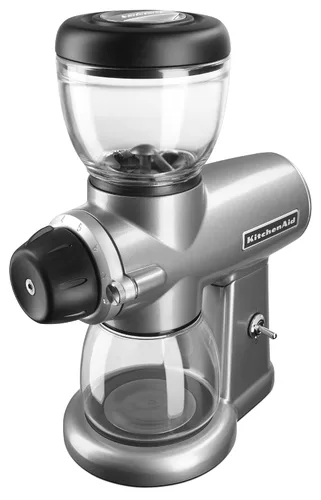 Vista 2 de Molinillo de café, de la marca KitchenAid, de muelas, Plateado Contour
