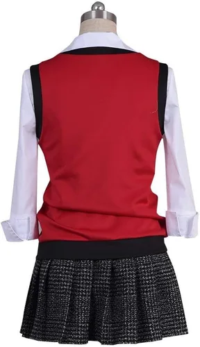 Vista 4 de Kakegurui Compulsive Gambler Midari Ikishima Midari Uniforme Cosplay Disfraz