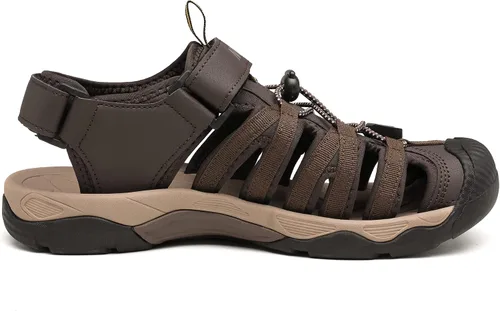 Vista 3 de NORTIV 8 Sandalias para hombre sandalias deportivas con punta cerrada zapatos de verano para hombre sandalias ligeras para caminar por senderos