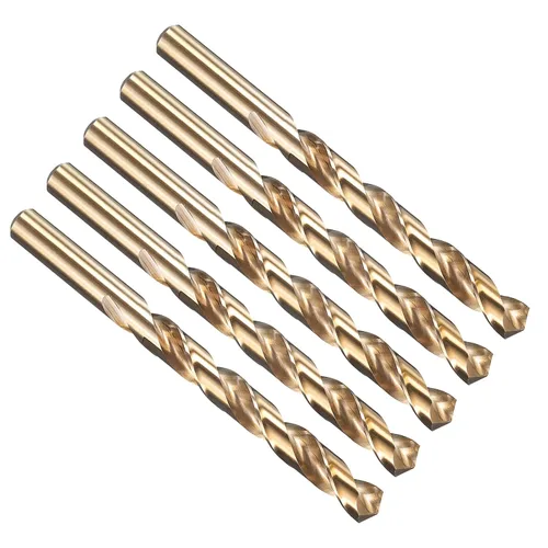 Vista 76 de PATIKIL Broca Jobber de 0.039 in, vástago recto M35 cobalto 5% acero de alta velocidad 135° acabado dorado para metal duro de acero inoxidable - 2