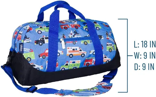 Vista 4 de Wildkin - Bolsa de viaje para niños y niñas tamaño equipaje y perfecto para la práctica después de la escuela o un fin de semana o viaje nocturno