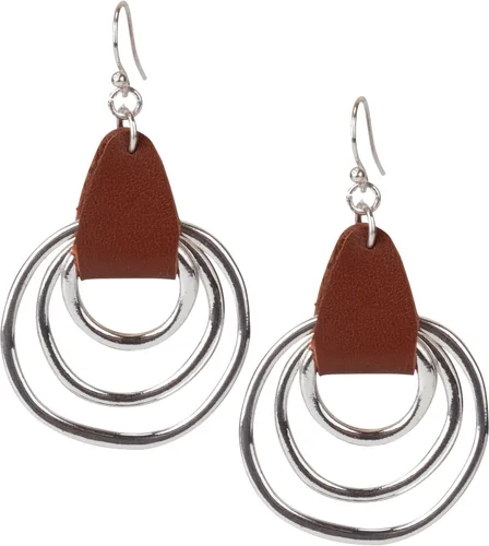 Vista 24 de Pendientes bohemios antiguos de 3 círculos Colección SPUNKYsoul