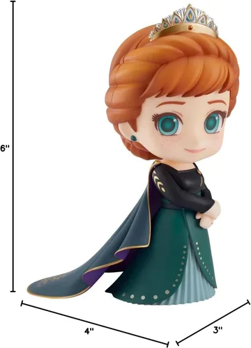 Vista 8 de Figura de acción de Nendoroid de Good Smile Frozen 2: Anna (versión del vestido de epílogo), multicolor