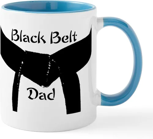 Vista 20 de CafePress Black Belt Dad - Taza de café de cerámica de 11 oz (11.0 fl oz)