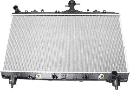 Vista 130 de TRQ Radiador de núcleo de aluminio de 1 fila Compatible con Subaru WRX STI 2.5L Turbo AWD 2015-2020
