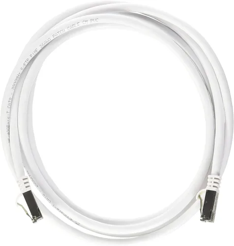 Vista 7 de Cable Ethernet Cat8 60CAT8-0.5-26RD Cat8 de 0.5 pies Serie Slim - Rojo 2GHz, 40G, S/FTP - Cable de conexión blindado 40Gbps 2000Mhz SFTP, cable
