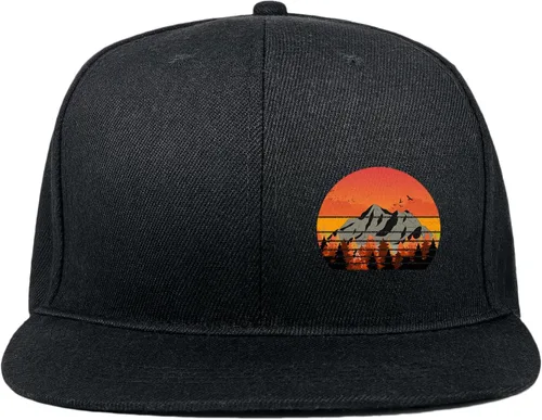 Vista 34 de Puerto Rico Hat Snapback Hats for Men Women, Puerto Rico Flag Design, Anjustable Trucker Cap Flat Brim