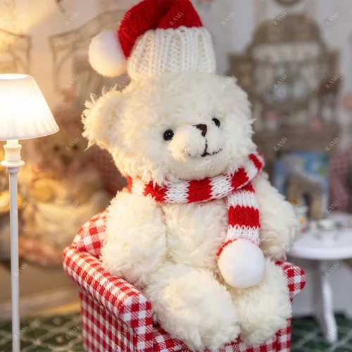 Vista 7 de iLAND Regalo de cumpleaños para niñas 6-8 Mini Teddy Bear Doll Playset CPC