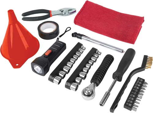 Vista 10 de Performance Tool W1763 Kit de seguridad esencial (11 piezas) - Herramientas de emergencia automotrices compactas y duraderas para tu automóvil