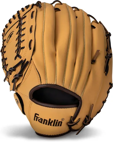 Vista 25 de Franklin Sports Field Master Baseball + Softball Glove - Field Master Adult + Youth Baseball + Softball Mitt - Men's + Women's Gloves - Right Hand