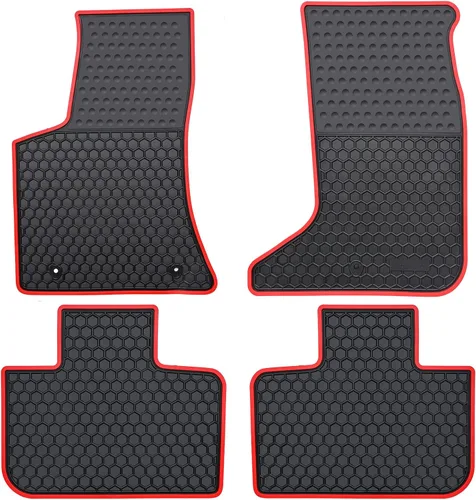 Vista 7 de Alfombrillas para auto a la medida para Dodge Durango 2024-2016, 2016-2024 Jeep Grand Cherokee, (Modelo WK 2022) Alfombrillas de piso de goma