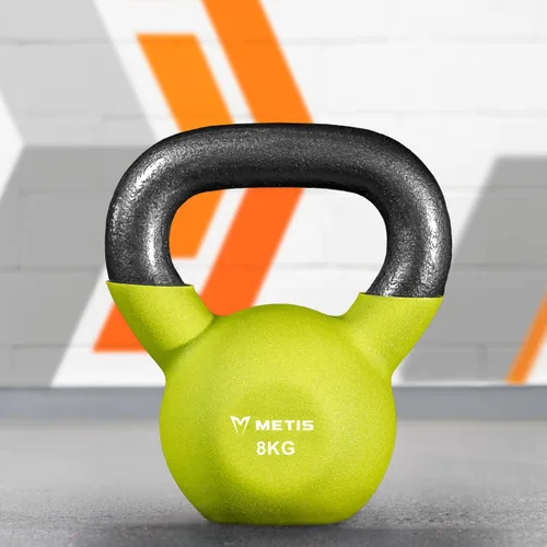 Vista 3 de METIS Pesas rusas de neopreno (9 libras a 62 libras) Pesas rusas para entrenamiento en casa y gimnasio Pesas rusas para entrenamiento