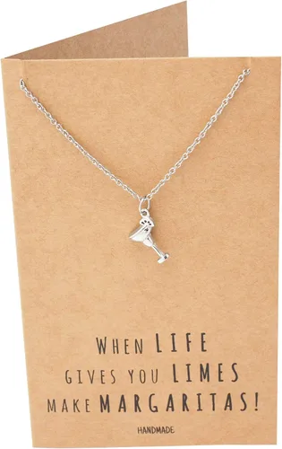 Vista 3 de Quan Jewelry Collar con colgante de cristal de Margarita para mujer, fiesta, cumpleaños, regalo de San Valentín para hermana, joyería de mejor amiga