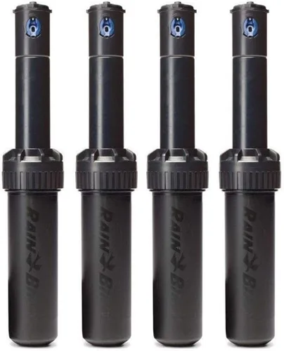 Vista 4 de Rain Bird Cabezal de aspersor de rotor serie 5000, 5004 PC, rotor desplegable ajustable de 4 pulgadas, paquete de 4 Negro - 4 paquetes