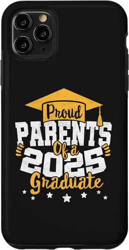Vista 11 de iPhone 15 Parents of a 2025 Graduate Class Senior Graduation Grad 25 Case