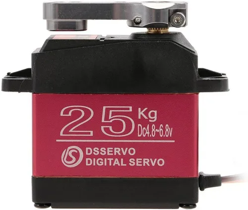 Vista 9 de Servo de 44 lbs 1 x DS3218 Actualizado equipo completo de metal digital, Servo Baja, Servo impermeable, servo para autos (ángulo de control 180)