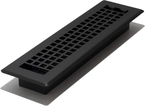 Vista 13 de Decor Grates LTH212-BLK - Registro de piso de celosía, 2 x 12 pulgadas, color negro Negro(Textured Black Finish)