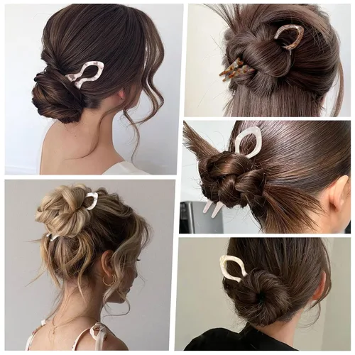 Vista 7 de 4 horquillas de pelo francés Prestige para mujer (juego A)