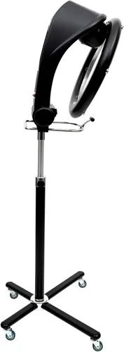 Vista 2 de Secador de pelo, 1200 W para peluquería con tecnología infrarroja, 6 modos, calefacción eficiente 360, altura ajustable, base rodante