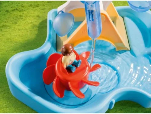 Vista 2 de Playmobil 1.2.3 Carrusel de rueda de agua Aqua