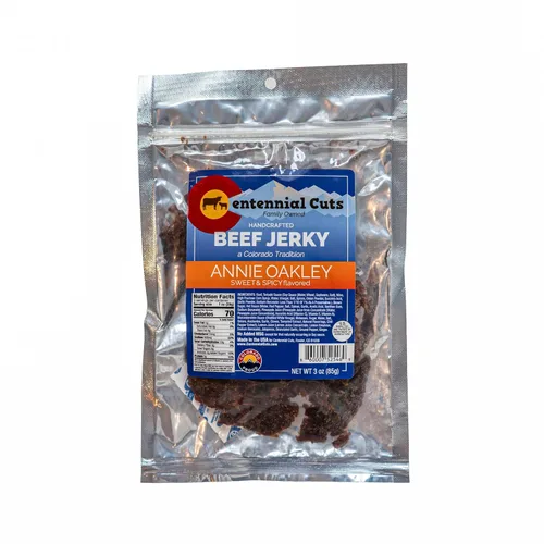 Vista 10 de Centennial Cuts Carne seca – Blazing Saddles Jalapeño – Alto en proteínas, sabor a jalapeño audaz – Snack de 3 oz
