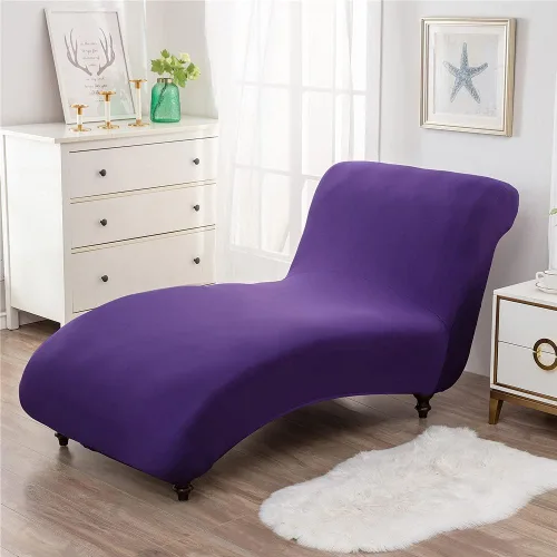 Vista 16 de Funda elástica para tumbona, funda elástica para silla de lujo, para sala de estar, muebles de interior, fundas para tumbona ultra suaves y lavables