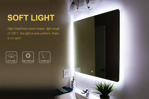 Vista 5 de Kit de Luces LED para Espejo de Tocador, 13 pies/4M 240 LEDs Luz de Espejo de Tocador de Maquillaje para Juego de Mesa de Tocador de Maquillaje
