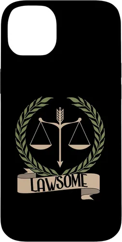 Vista 15 de Lawsome Scales Of Justice Lawyer Law Student Case for iPhone 16