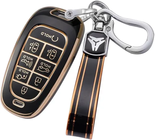 Vista 17 de ontto Soporte para llavero remoto inteligente de 8 botones compatible con Hyundai Sonata Sel IONIQ 5 Nexo Tucson Sonata 2020 Grandeur 2020 Sonata