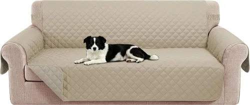 Vista 69 de Fundas para Silla Reclinable Reversibles Funda de Sofá para Mascotas Protector de Muebles Lazy Boy (Silla 23'', Beige/Beige)