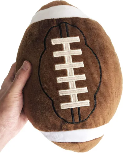 Vista 5 de Almohada de felpa de fútbol esponjosa y duradera, almohadas de fútbol rellenas, almohada de fútbol para lanzar, balón deportivo suave, pelota