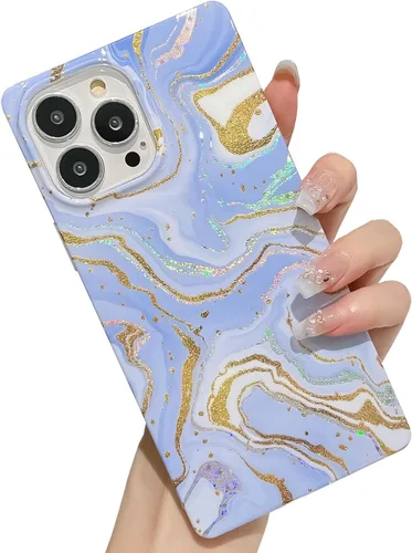 Vista 61 de Elegante Funda con Concha de Madre Perla para Niña Compatible con iPhone 14 de 6.1 Pulgadas, Funda Rectángulo con Borde, Elegante y delgada
