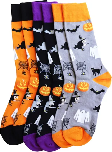 Vista 6 de Sock Society Misc Sport Holiday Unisex Hombres Mujer Divertido Vestido Casual Patrón Crew Calcetines Divertidos