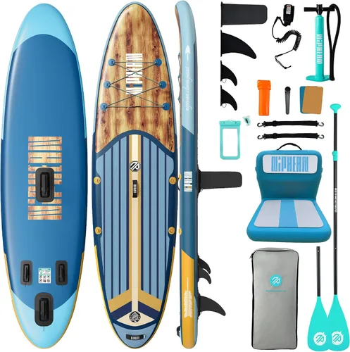 Vista 21 de Niphean Inflatable Stand Up Paddle Board with SUP Accessories