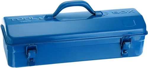 Vista 12 de HARFINGTON Caja de Herramientas 11.4" Caja de Herramientas de Acero Portátil Estilo Techo de Cadera con Cierre de Pestillo de Metal Cofre de Negro
