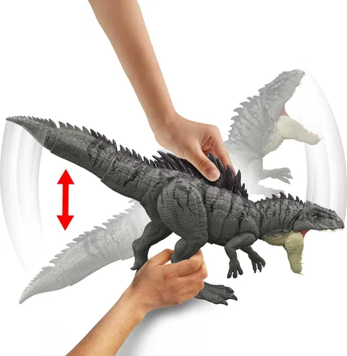 Vista 4 de Mattel Jurassic World Colossal Chomp Giganotosaurus Dinosaur Figure