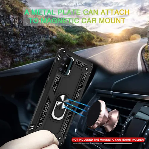 Vista 3 de TJS Funda para teléfono compatible con Samsung Galaxy A71 5G/A91/M80s (no compatible con Galaxy A71 4G/Verizon Galaxy A71 5G UW), con protector
