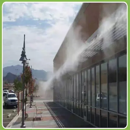 Vista 7 de Cabezal de pulverización antigoteo para exteriores de alta presión, boquilla de sistema de nebulización de enfriamiento al aire libre, boquillas