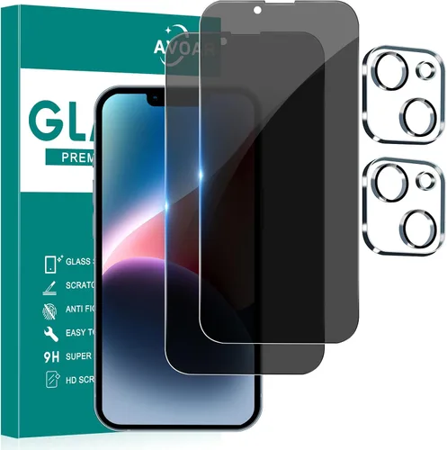 Vista 36 de Paquete de 2 protectores de pantalla de privacidad para iPhone 11/iPhone XR, pantalla de privacidad iPhone 11 de 6.1 pulgadas, película de vidrio